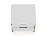 Rockefeller Nightstand 2.0 in White (set of 2) by Manhattan Comfort at Eve Furniture