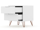 Rockefeller Nightstand 2.0 in White (set of 2) by Manhattan Comfort at Eve Furniture