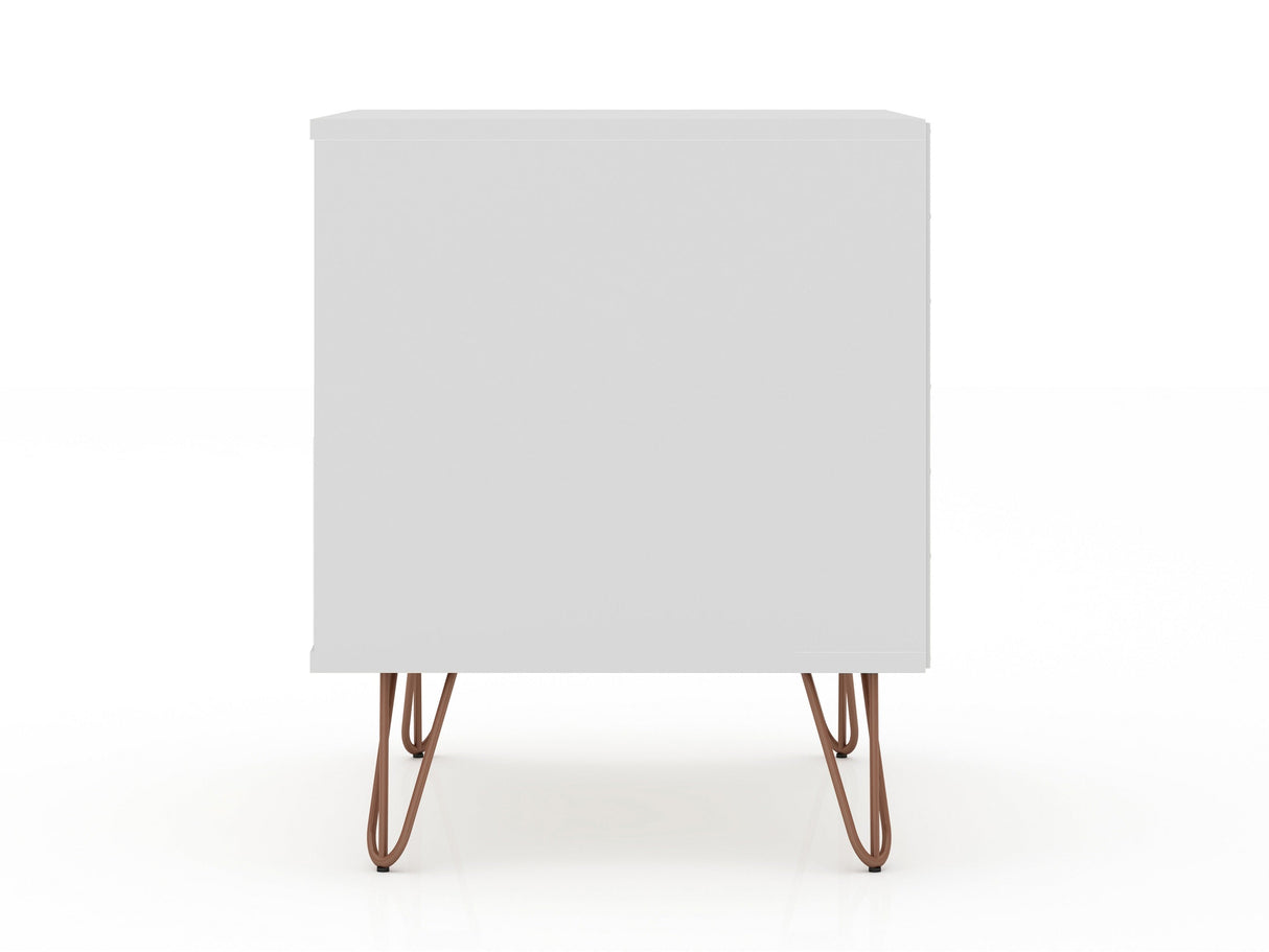 Rockefeller Nightstand 2.0 in White (set of 2) by Manhattan Comfort at Eve Furniture