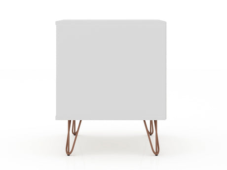 Rockefeller Nightstand 2.0 in White (set of 2) by Manhattan Comfort at Eve Furniture