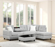 Rocket Gray Reversible Sectional by Happy Homes at Eve Furniture