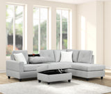 Rocket Gray Reversible Sectional by Happy Homes at Eve Furniture