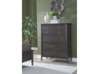 Rockport Five Drawer Oak Wood Chest in Yin by Modus Furniture at Eve Furniture