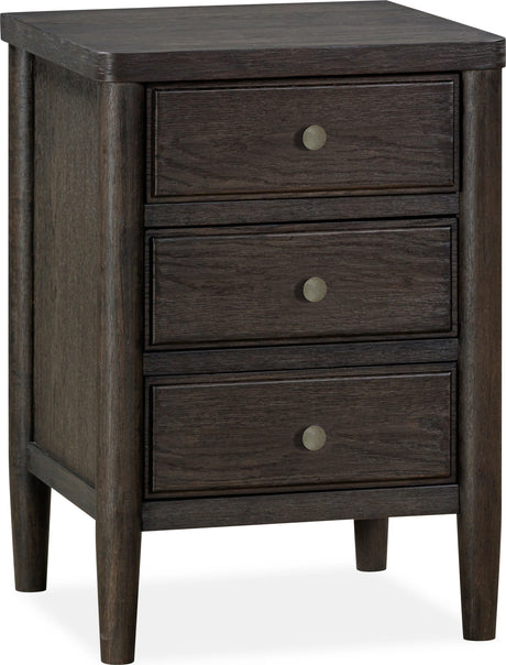 Rockport Yin Three Drawer Small Nightstand by Modus Furniture at Eve Furniture