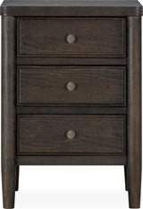 Rockport Yin Three Drawer Small Nightstand by Modus Furniture at Eve Furniture