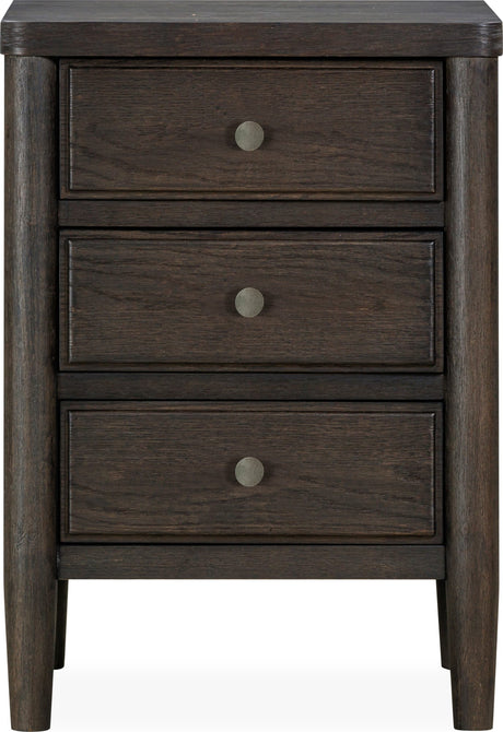 Rockport Yin Three Drawer Small Nightstand by Modus Furniture at Eve Furniture