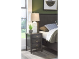 Rockport Yin Three Drawer Small Nightstand by Modus Furniture at Eve Furniture
