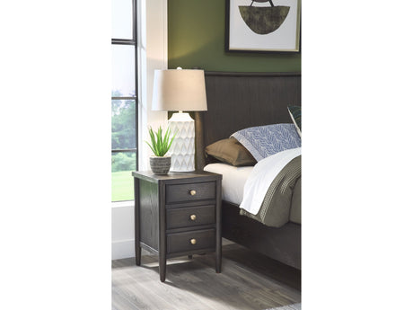 Rockport Yin Three Drawer Small Nightstand by Modus Furniture at Eve Furniture