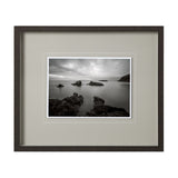 Rocky Coastline, Rosario Beach by Bisig, Steve a Framed Photo Art Print Matted under Glass by Mercana at Eve Furniture
