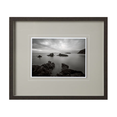 Rocky Coastline, Rosario Beach by Bisig, Steve a Framed Photo Art Print Matted under Glass by Mercana at Eve Furniture