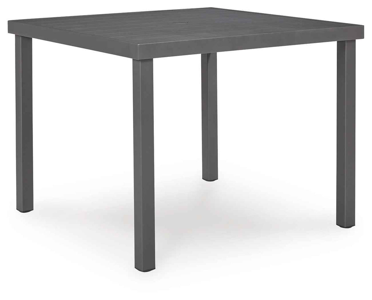 Rocky Creek Gray Outdoor Dining Table by Ashley at Eve Furniture