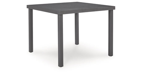 Rocky Creek Gray Outdoor Dining Table by Ashley at Eve Furniture