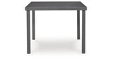 Rocky Creek Gray Outdoor Dining Table by Ashley at Eve Furniture
