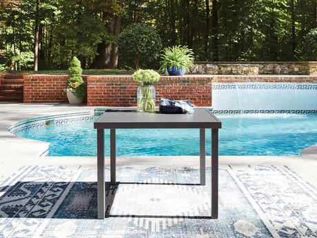 Rocky Creek Gray Outdoor Dining Table by Ashley at Eve Furniture