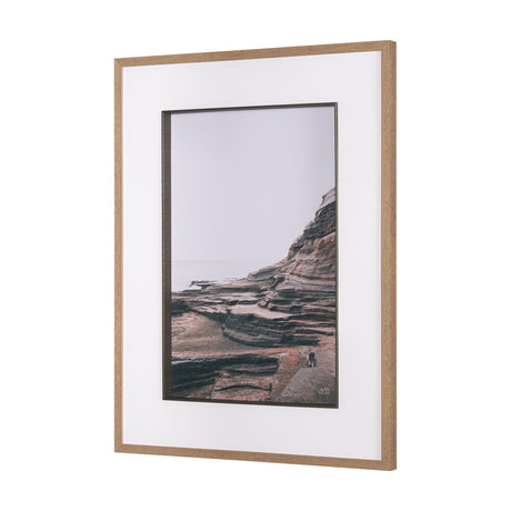 Rocky Shore Hawaii by Max Blakesberg Studios a Hand Embellished Framed Photo Art Print Matted under by Mercana at Eve Furniture