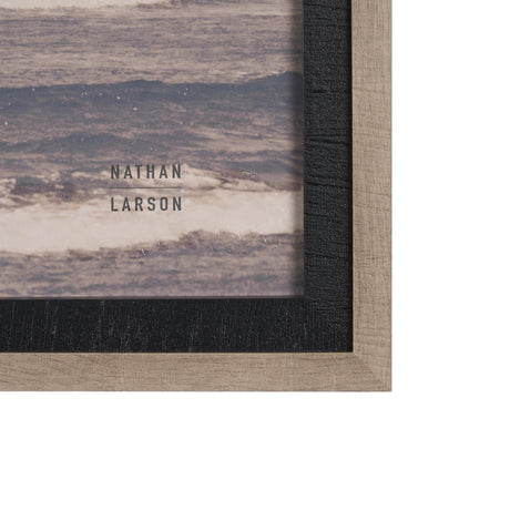 Rocky Shores by Nathan Larson a Hand Embellished Framed Photo Art Print Matted under Glass by Mercana at Eve Furniture