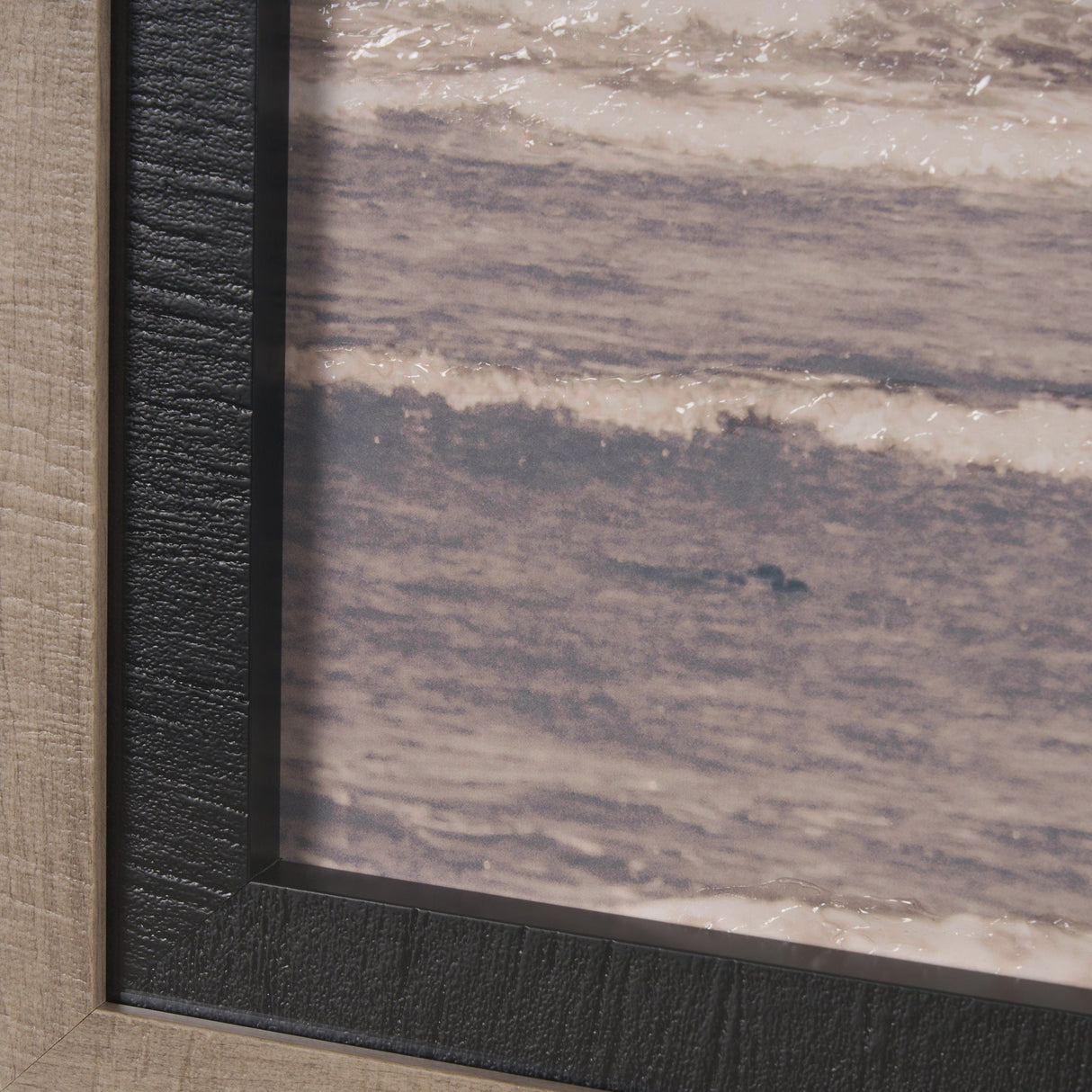 Rocky Shores by Nathan Larson a Hand Embellished Framed Photo Art Print Matted under Glass by Mercana at Eve Furniture