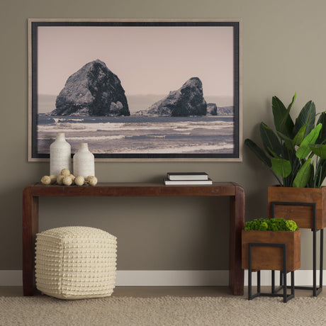 Rocky Shores by Nathan Larson a Hand Embellished Framed Photo Art Print Matted under Glass by Mercana at Eve Furniture