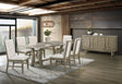 Roco Genuine Marble 7-Piece Dining Room Set by Happy Homes at Eve Furniture