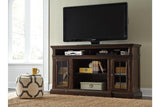 Roddinton Dark Brown 72" TV Stand by Ashley at Eve Furniture