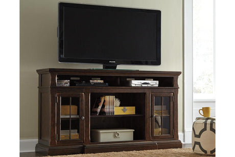 Roddinton Dark Brown 72" TV Stand by Ashley at Eve Furniture
