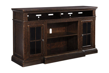 Roddinton Dark Brown 72" TV Stand by Ashley at Eve Furniture