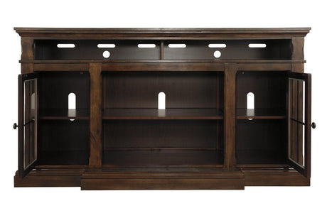 Roddinton Dark Brown 72" TV Stand by Ashley at Eve Furniture