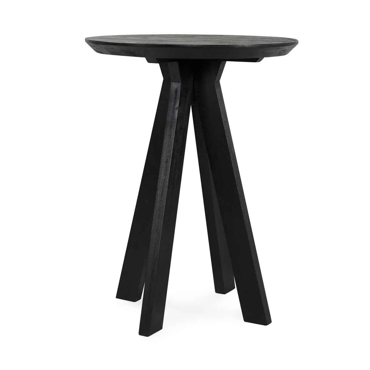 Rodrigo Black Wood Round Bar Table by Classic Home at Eve Furniture