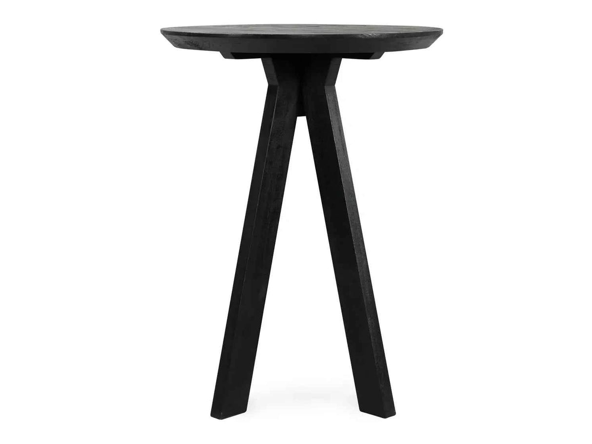 Rodrigo Black Wood Round Bar Table by Classic Home at Eve Furniture