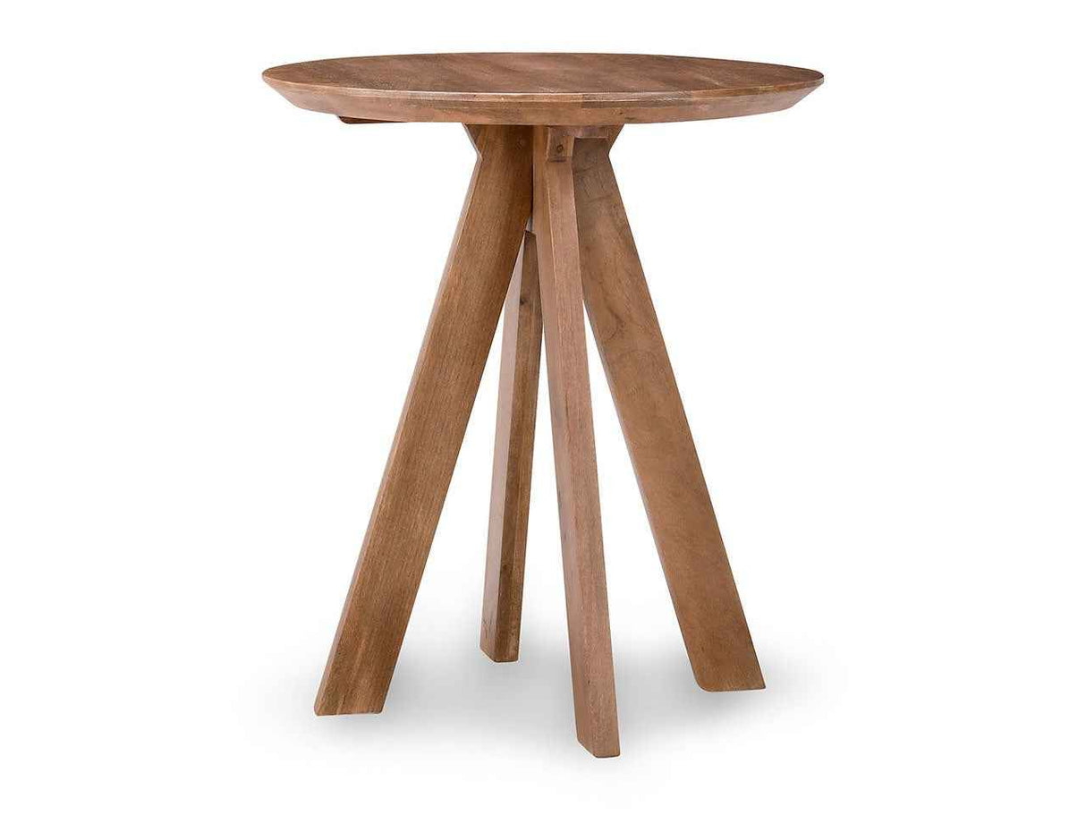 Rodrigo Pottery Brown Round Counter Table by Classic Home at Eve Furniture