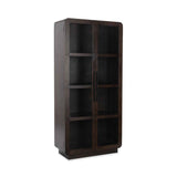 Rogers Dark Brown Display Cabinet by Classic Home at Eve Furniture