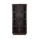 Rogers Dark Brown Display Cabinet by Classic Home at Eve Furniture