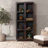 Rogers Dark Brown Display Cabinet by Classic Home at Eve Furniture