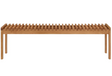 Rohe Bench Natural Oak by Moe's Home at Eve Furniture