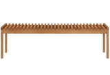 Rohe Bench Natural Oak by Moe's Home at Eve Furniture