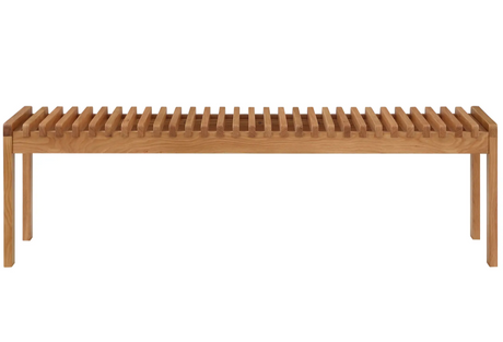 Rohe Bench Natural Oak by Moe's Home at Eve Furniture