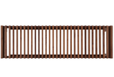 Rohe Bench Walnut Brown by Moe's Home at Eve Furniture