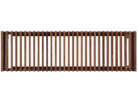Rohe Bench Walnut Brown by Moe's Home at Eve Furniture