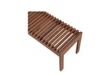 Rohe Bench Walnut Brown by Moe's Home at Eve Furniture