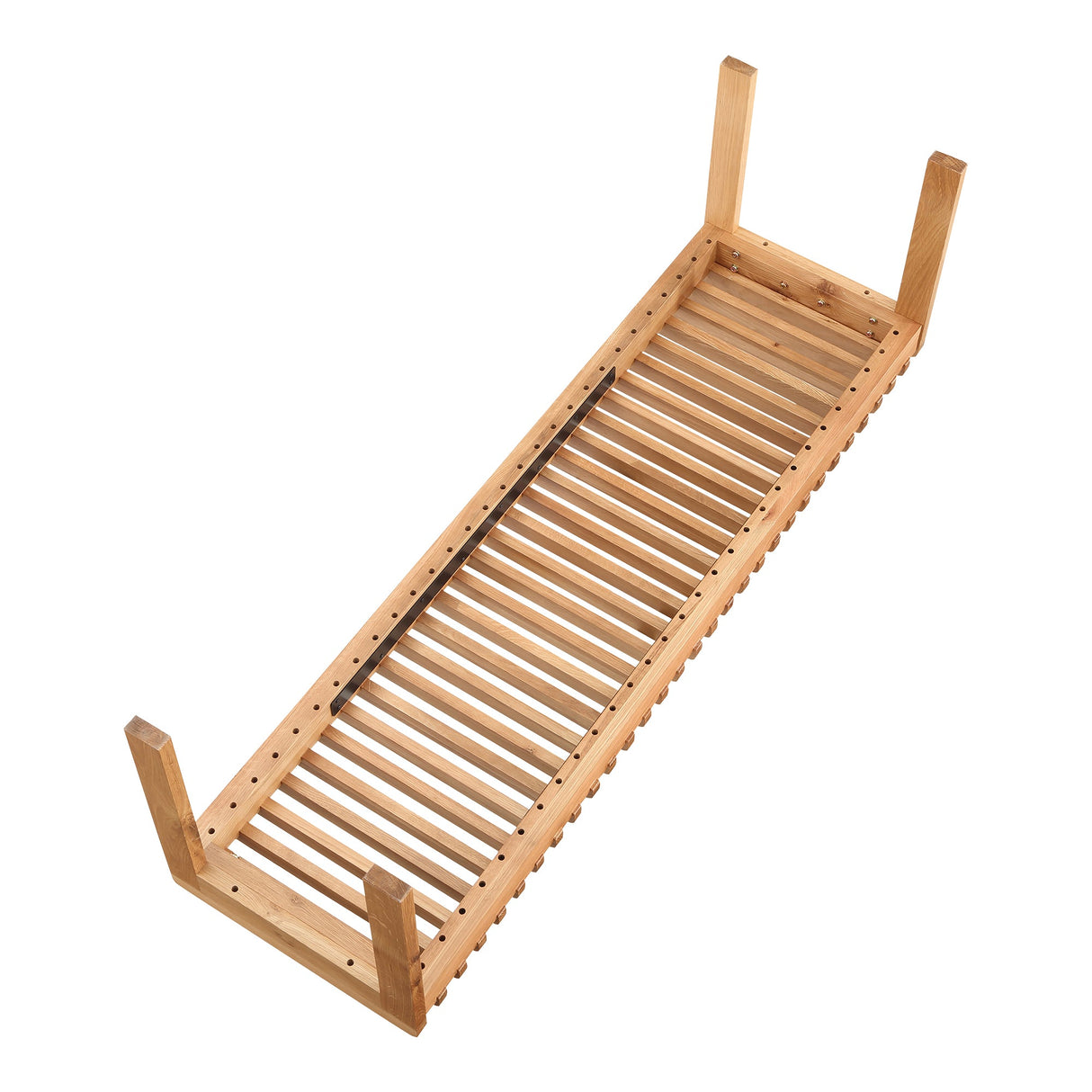 Rohe Natural Oak Bench by Moe's Home at Eve Furniture