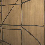 Roho Painted Gold Metal Wall Art by Mercana at Eve Furniture