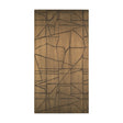 Roho Painted Gold Metal Wall Art by Mercana at Eve Furniture