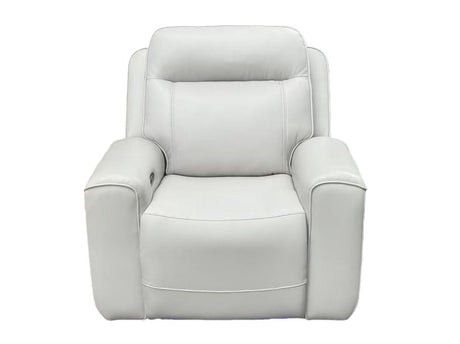 Rojas Greige Dual Power Recliner with Cupholder Storage and LED Lighting by Coaster at Eve Furniture