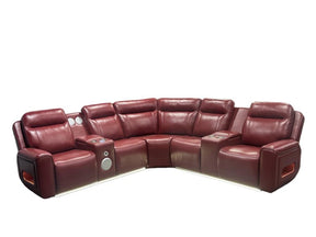 Rojas Red HP0426 Power Reclining Sectional by Coaster at Eve Furniture