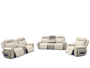 Rojas Sand Power Reclining Living Room Set by Coaster at Eve Furniture