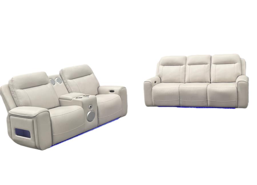 Rojas Sand Power Sofa Set by Coaster at Eve Furniture
