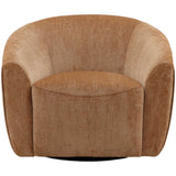 Rojas Swivel Chair, Rose by Dovetail at Eve Furniture