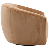 Rojas Swivel Chair, Rose by Dovetail at Eve Furniture