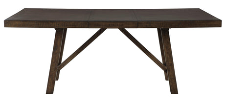 Rokane Brown Dining Extension Table by Ashley at Eve Furniture