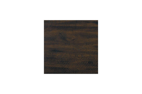 Rokane Brown Dining Table and 6 Chairs by Ashley at Eve Furniture